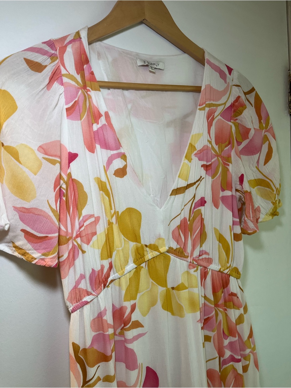 Z Supply Kat Golden Hour Floral Maxi Dress size M - Picture 5 of 8